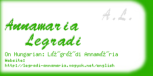 annamaria legradi business card